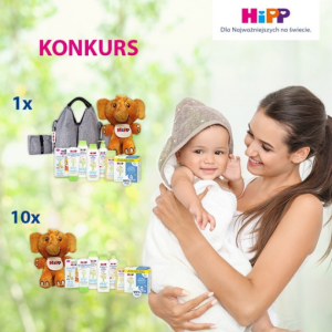 Konkurs z okazji Dnia Matki od Hipp - wygraj torbę, zestaw produktów i pluszaka!