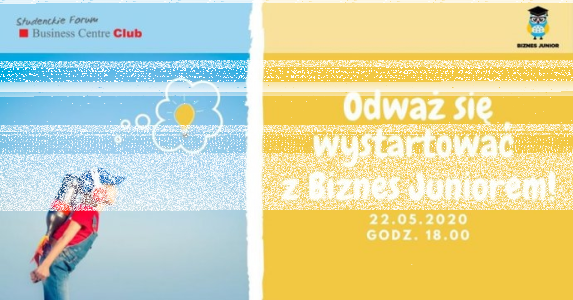 Konkurs "Odważ się wystartować z Biznes Juniorem"