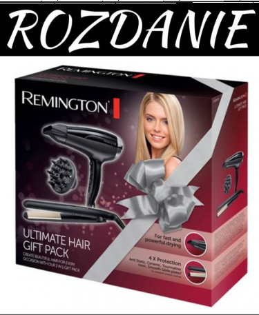 Wygraj zestaw Remington suszarka + prostownica