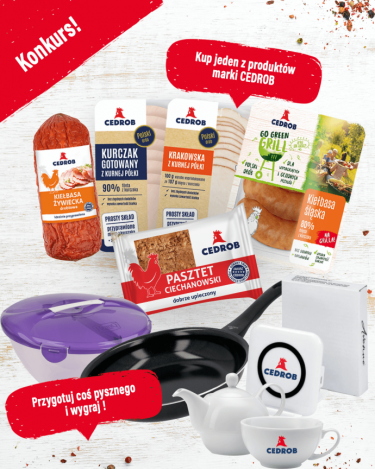 Konkurs "Wygrywaj z Cedrob"