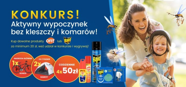Konkurs "Aktywny wypoczynek bez kleszczy i komarów" Tesco, etapy