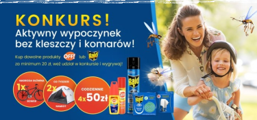 Konkurs "Aktywny wypoczynek bez kleszczy i komarów" Tesco, etapy