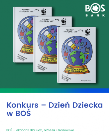 Konkurs dla dzieci "15 książek od BOŚ Bank"