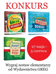 Wygraj zestaw elementarzy od Wydawnictwa GREG