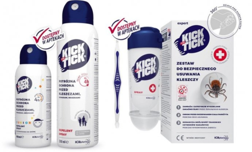 Konkurs "Przetestuj preparaty Kick the Tick"