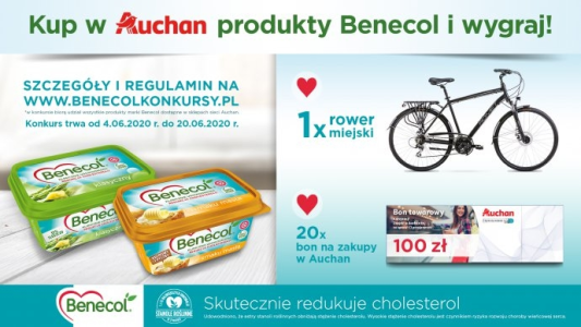 Konkurs fotograficzny "Benecol – jeden krok do redukcji cholesterolu" Auchan