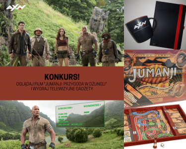 Wygraj grę "Jumanji" i gadżety od AXN