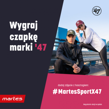 Konkurs fotograficzny "Czapka marki 47- dopełnienie modnej stylizacji"