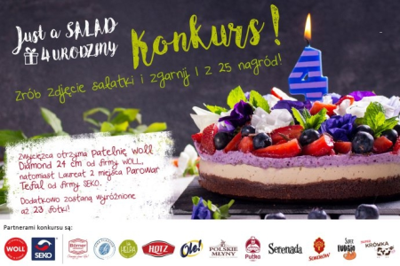 Konkurs "Czwarte urodzinowe FOTO Wyzwanie z Just a SALAD!"