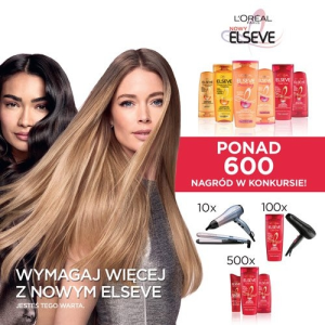 Konkurs "Więcej z nowym Elseve" Delikatesy Centrum, Lewiatan, Euro Sklep, ABC, Gama, Groszek