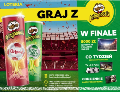 Loteria "Zaproś Pringles na mecz" Carrefour
