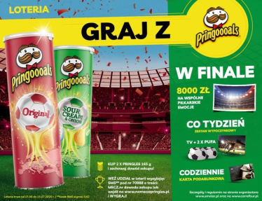 Loteria "Zaproś Pringles na mecz" Carrefour