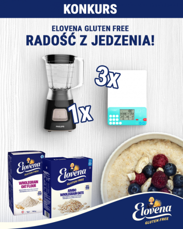 Konkurs "Zdrowy dzień z Eloveną Gluten Free"