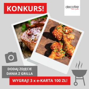 Konkurs "Dodaj zdjęcie dania z grilla! Wygraj nagrody!"