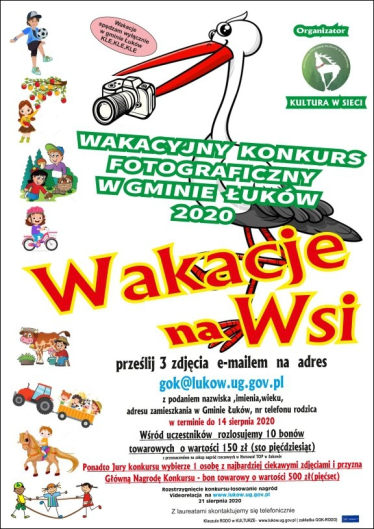 Łuków: Konkurs "Wakacje na Wsi"