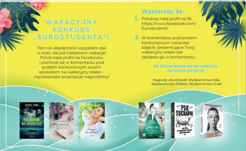 Wakacyjny konkurs "Eurostudenta"