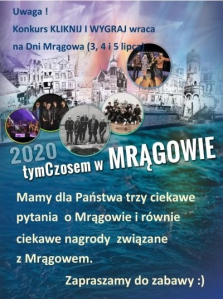 Mrągowo: Konkurs "KLIKNIJ I WYGRAJ"