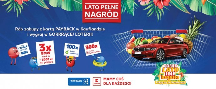 Loteria "Lato Pełne Nagród!" - wygraj BMW serii 3