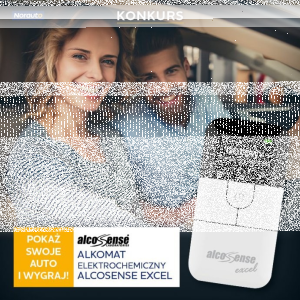 Konkurs "Pokaż swoje auto i wygraj alkomat #AlcoSense"