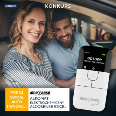 Konkurs "Pokaż swoje auto i wygraj alkomat #AlcoSense"