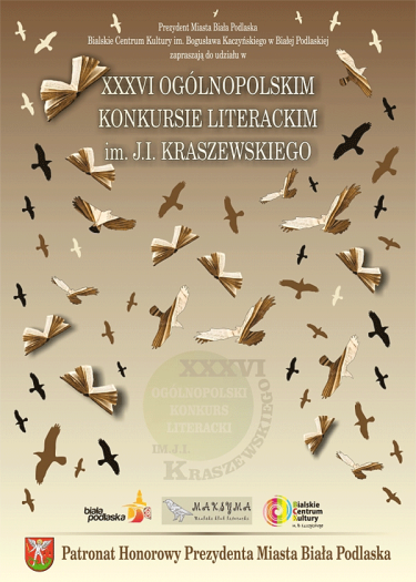 XXXVI Ogólnopolski Konkurs Literacki im. J.I. Kraszewskiego