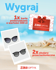 Kraków/Katowice: Konkurs fotograficzny "ZIKO OPTYK - wygraj kartę 300 zł"