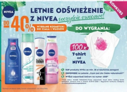 Konkurs "Letnie odświeżenie z Nivea" Super-Pharm