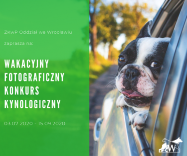 Wakacyjny Fotograficzny Konkurs Kynologiczny