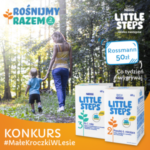 Konkurs fotograficzny "Małe kroczki w lesie" etapy