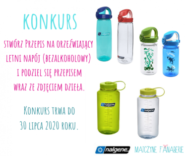 Konkurs "Letni napój z butelkami Nalgene"