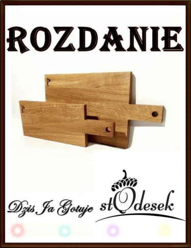 Konkurs "Rozdanie - DZIŚ JA GOTUJE & STODESEK"
