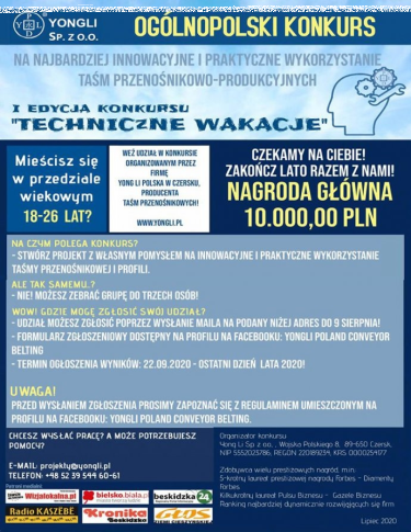 Konkurs "Techniczne wakacje"