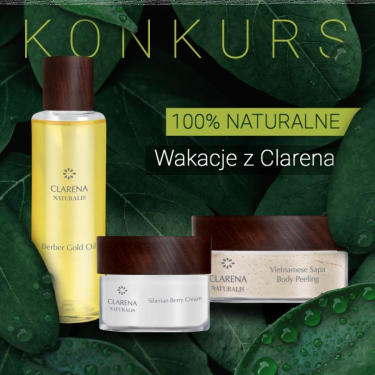Wygraj kosmetyki Clarena Naturalis