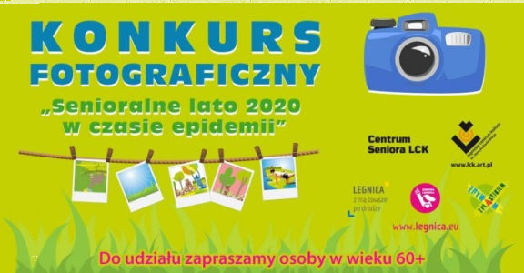 Konkurs "Senioralne lato 2020 w czasie epidemi" 60+
