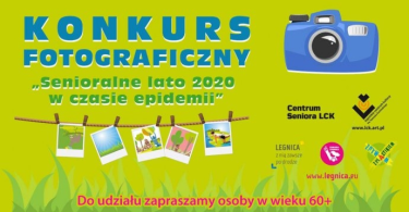 Konkurs "Senioralne lato 2020 w czasie epidemi" 60+