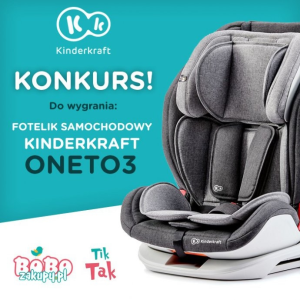 Wygraj fotelik samochodowy Kinderkraft ONETO3
