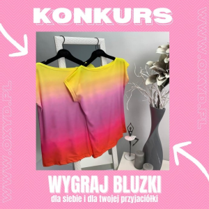 Konkurs OXYD: Wygraj dwie bluzki!