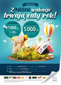 Konkurs "Z Nestle wakacje trwają cały rok!" Intermarche