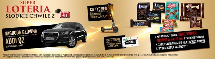 Loteria "Słodkie chwile z ETI"