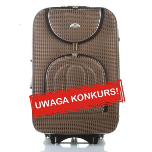 Wygraj walizkę w pepitkę w modnym deseniu retro