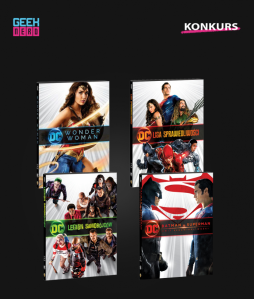Wygraj 4 filmy z bohaterami uniwersum DC! do godz. 23:00