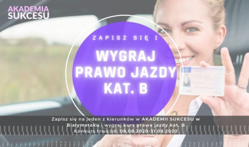 Białystok: Konkurs "Prawko za FREE"