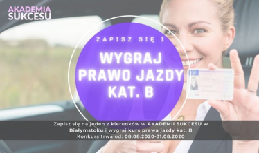 Białystok: Konkurs "Prawko za FREE"