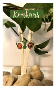 Konkurs bursztynowe kolczyki