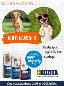 Konkurs fotograficzny "Pieskie życie - czyli PSTRYK z wakacji"