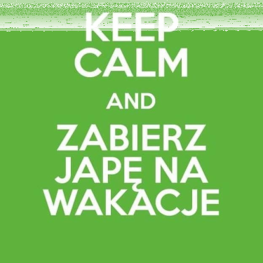 Konkurs "Zabierz Japę na wakacje"