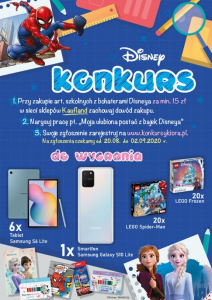 Konkurs "Moja ulubiona postać z bajek Disneya" Kaufland