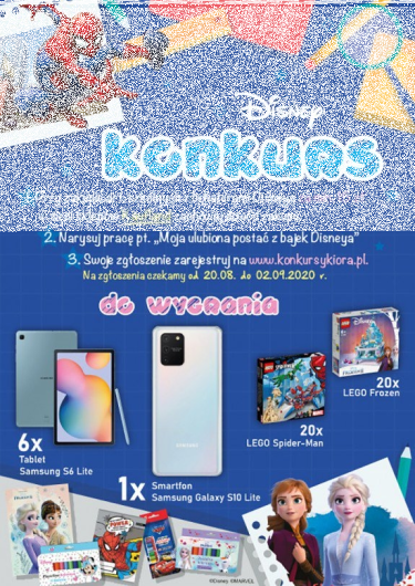 Konkurs "Moja ulubiona postać z bajek Disneya" Kaufland