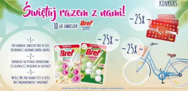 Konkurs "Świętuj razem z nami!" Biedronka