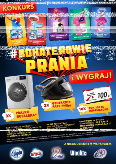 Konkurs "Superbohaterowie prania" Intermarche